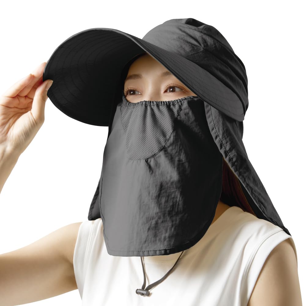 

Женская шляпа от солнца Alphax Shine с защитой от УФ-лучей, черная