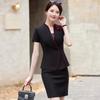 Women's Professional Short-Sleeved Skirt Suit