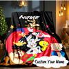 Custom Name Superhero Adventure Martian Blanket  Ideal Bedding Blanket Perfect for Travel, Camping, Living Rooms, Offices, Sofas, Fan Christmas Gift