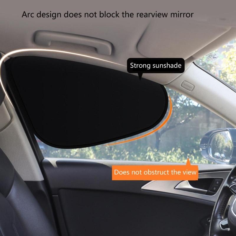 Easy Installation Magnetic For Car Side Window Sun Blocking Oxford Privacy Curtains