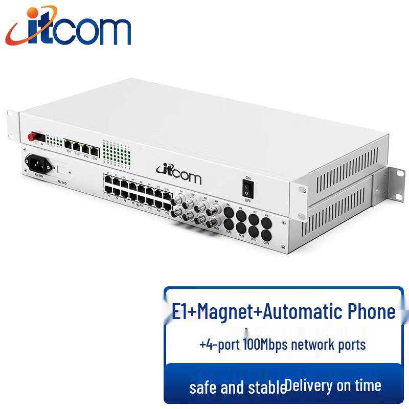 

Itcom Multi-Service E1 Telephone Ethernet Fiber Optic Multiplexer