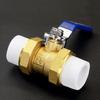 Heixie DN32 PPR Double Union Hot Melt Ball Valve