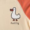 Clothing Boys and Girls Long-Sleeved T-Shirt Tops Spring and Autum Kidsren's Duck Bottoming Shirts Medium and Large Kidsren's Pure Cotton Clothes