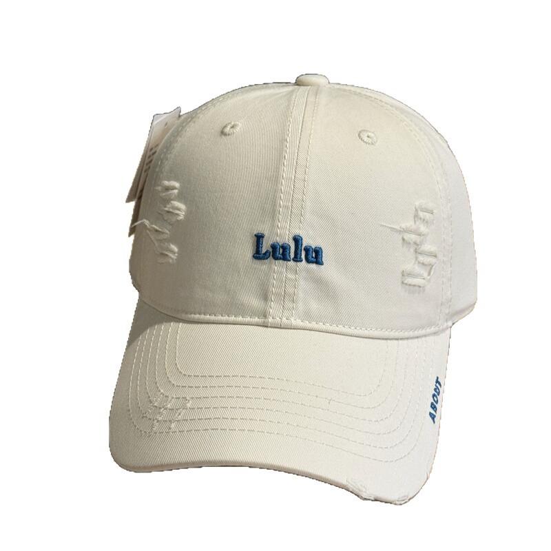 High quality letter embroidered cap, enlarged and deepened, large head circumference hat, women's wide brim, showing the face, small baseball trend