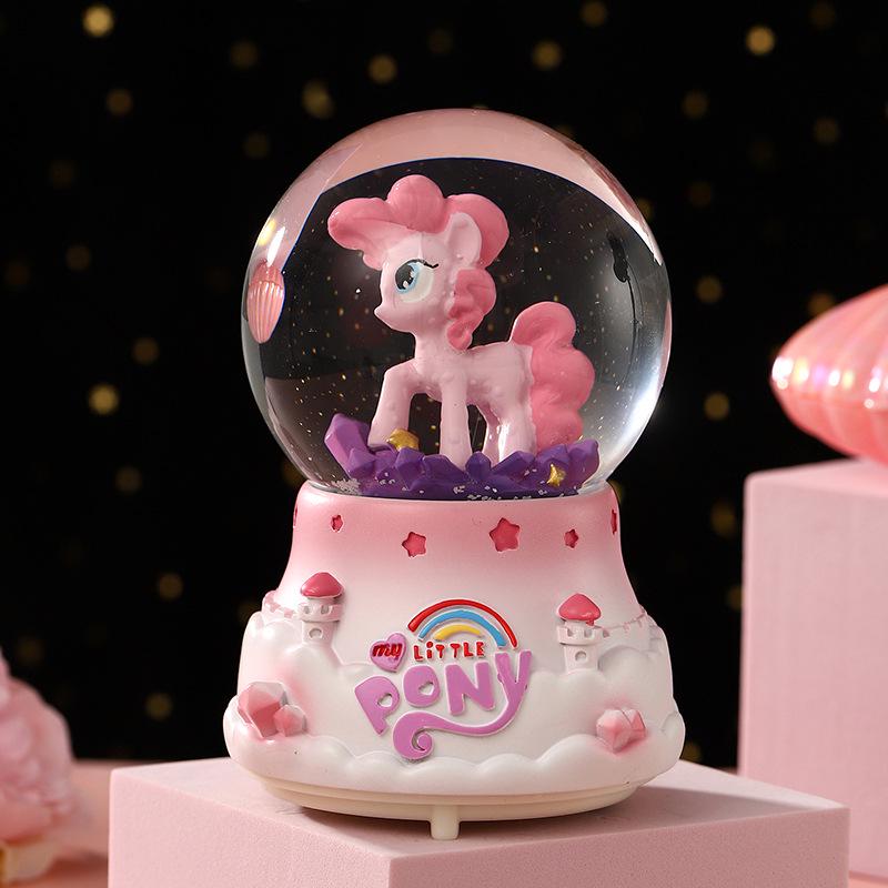 Christmas Fantasy Crystal Ball Music Box - Princess Ornament Gift for Girls' Birthdays