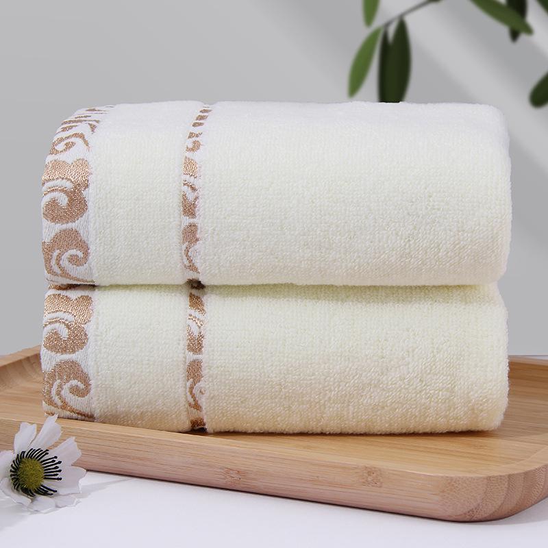 Thickened Soft Absorbent Cotton-Poly Face Towel - Gift for Home Use