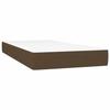 347677 vidaXL Pocket Spring Mattress Dark Brown 80x200 Cm Thickness 20 Cm
