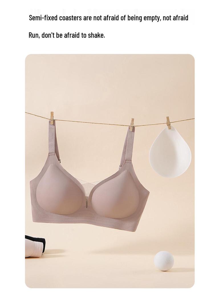 Seamless Plus Size Wire-Free Vest Bra with Hook & Eye Closure