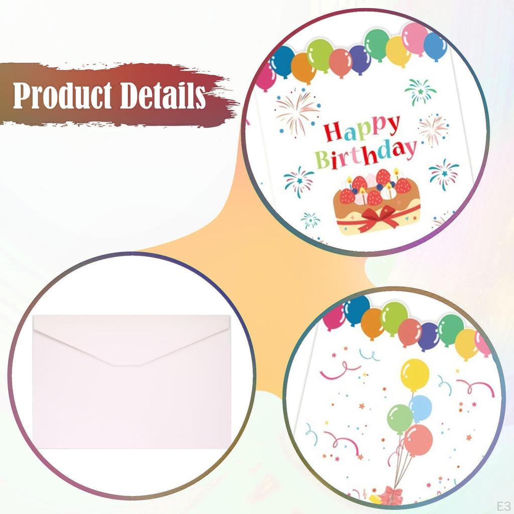 Birthday Card Giant Greeting Envelope Guest Book Celebration Tear Resistant Waterproof