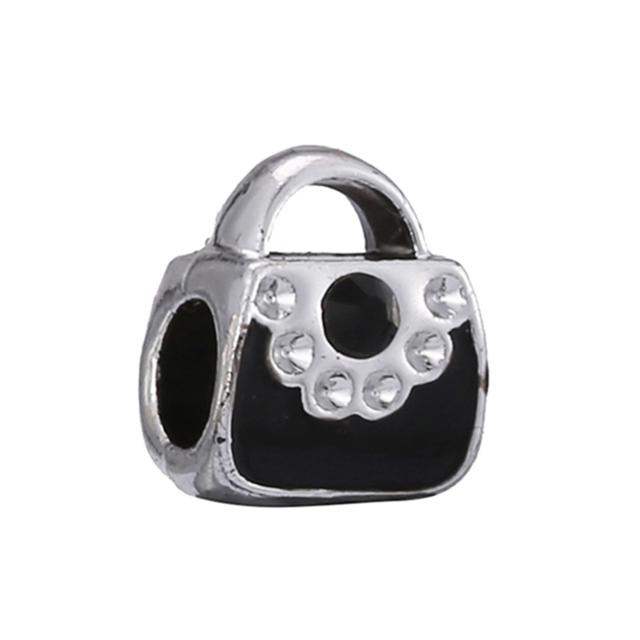 

2 шт./лот, черный стиль, подвеска в форме пчелы и сердца, очаровательные бусины, подходят для оригинального брендового браслета, ожерелье для женщин, изготовление ювелирных изделий своими руками 2pcs