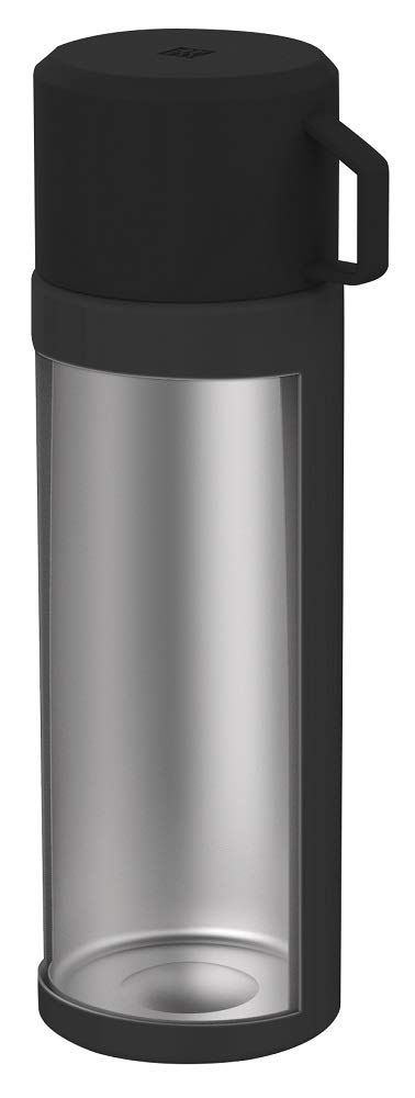 Zwilling Bottle 1000ml Water Bottle Thermos Bottle Stainless Steel Vacuum Insulated for Hot and Cold Drinks Japanese ZWILLING THERMO "Vacuum Black"