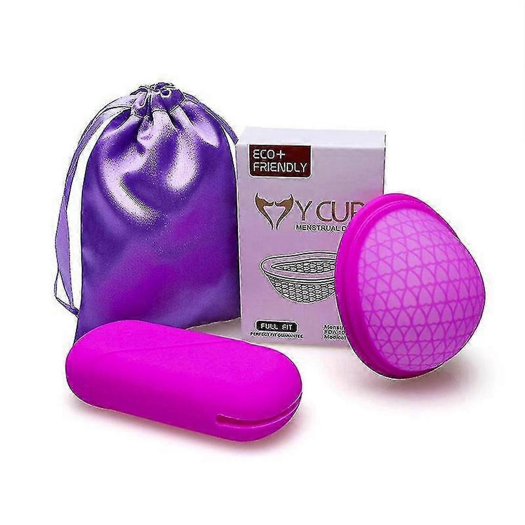 Wiederverwendbares Menstruationsscheiben-Set von 2 Menstruationstassen