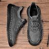 Men's Autumn Leather Sneakers Casual Leather Shoes