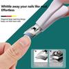 3Pcs/Set Anti Splash Nail Clipper With Nail File Diagonal Pliers  for Thick Nails