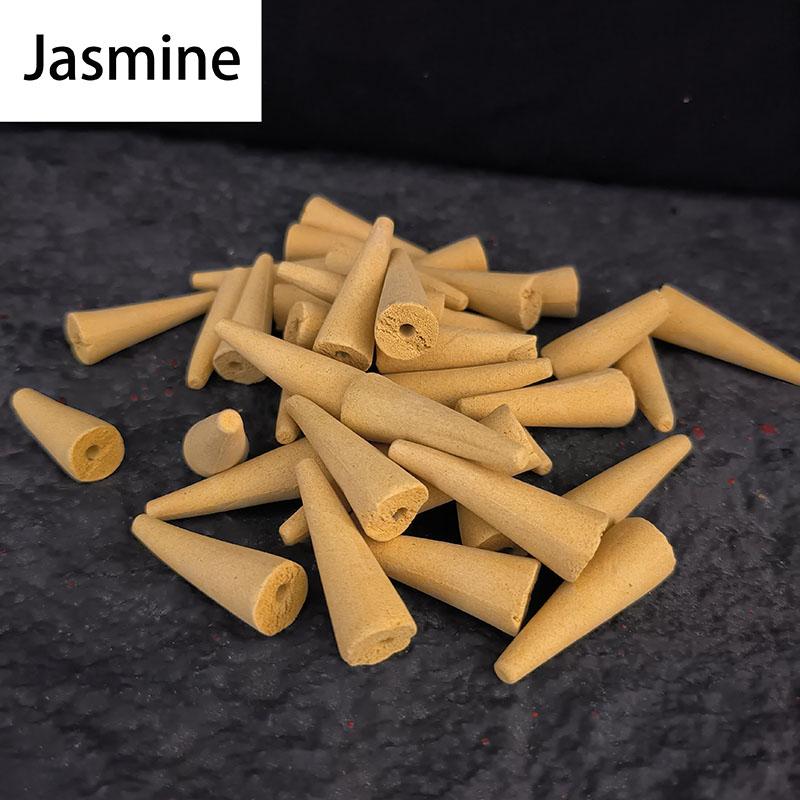 50 Pieces/lot Natural Backflow Incense Cones 25 minutes Extra Size Sandalwood Lavender Tower Incense Cones