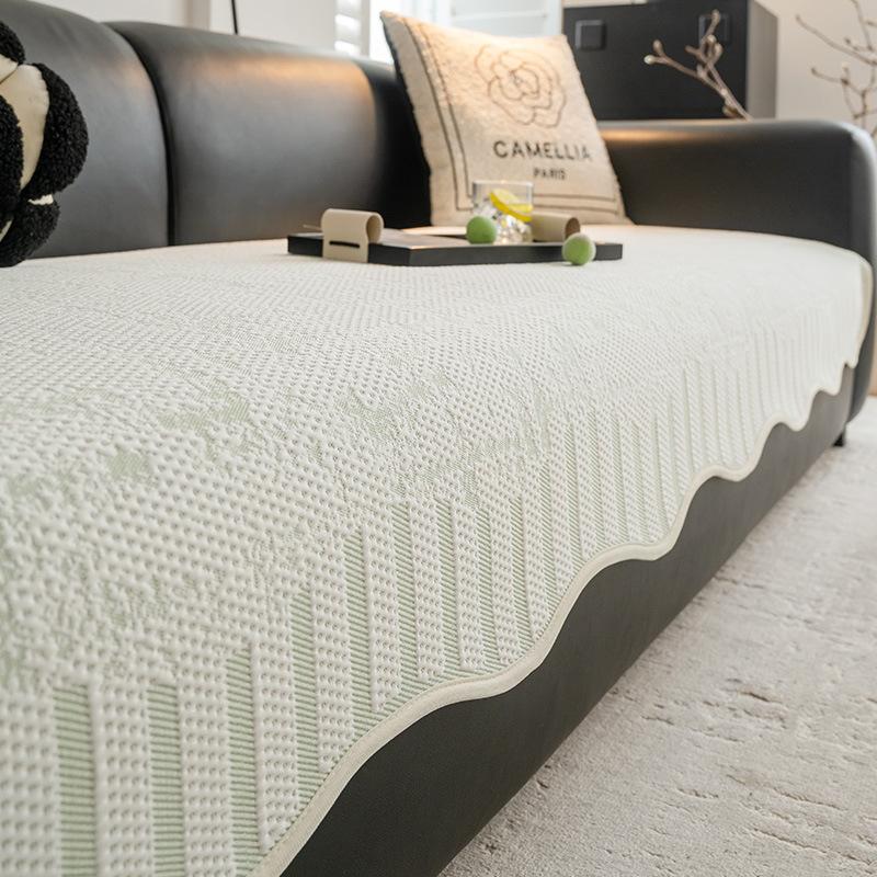 

New Sofa Cushion Summer Mat Cushion Ice Silk Non-Slip Seat Cushion One Piece Summer Sofa Cover Cover Cloth 70*70cm