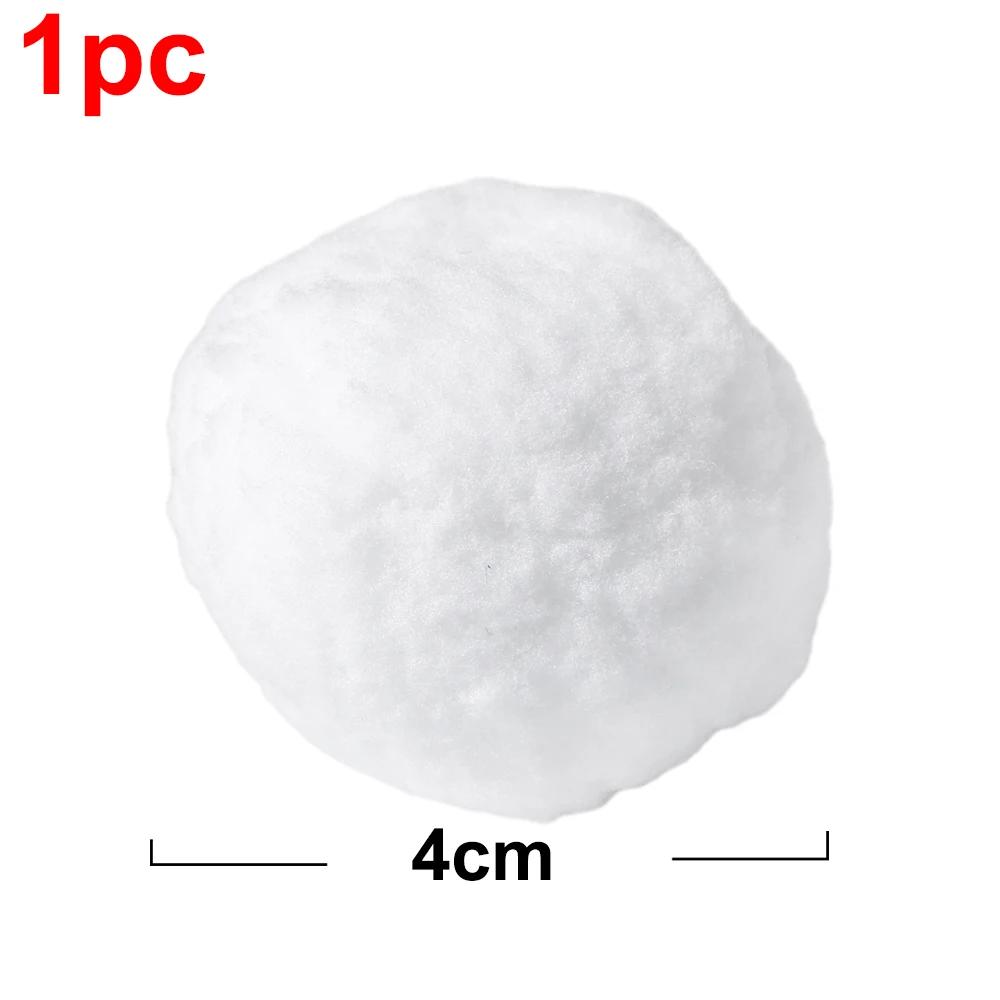 Christmas Snowballs White Fur Pompom Hairballs For Xmas Tree Pendant Kids Toy Balls Indoor Outdoor Toys Party Decoration Props