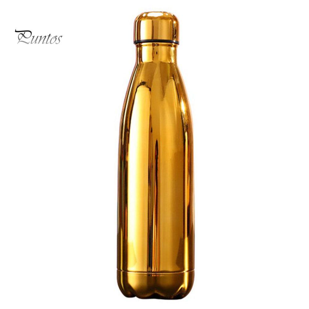 Puntos 500ML Starry Sky/Plating Stainless Steel Insulated Water Bottle Sport Flask Cup