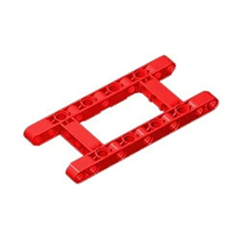 Non-Toxic 10Pcs 64178 Moc Technical Parts Diy Accessory Building Blocks Liftarm Modified Frame Thick Hole 5X11 5X7 Open Center Beam