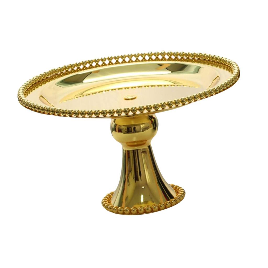 Iron Cake Stand Cookie Tray Pastries Holder Dessert Stand Dessert Plate Display Stand Candy Dish Plate for Parties Christmas