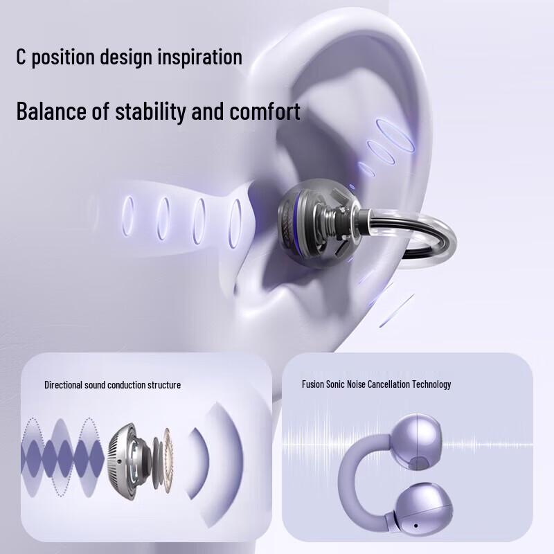 Xiaodu G108 Open-Ear Clip-on Bluetooth Earbuds