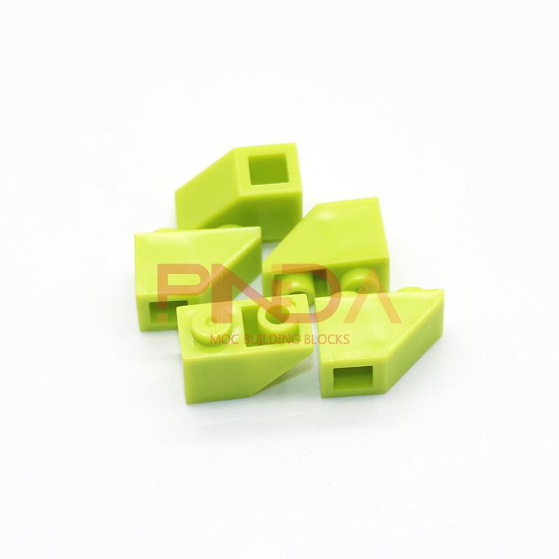 100pcs MOC Slope Inverted 45 2x1 3665 DIY Enlighten Block Bricks Compatible with Assembles Particles Toys for Children