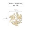 Fashion Flower Brooch Rhinestone Decoration Vintage Rhinestone Brooch Backpack Brooch Gift