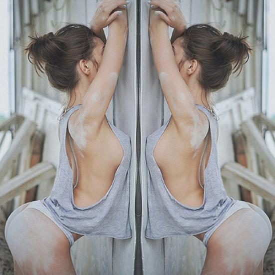 Women Sexy Summer Fashion V-neck Sleeveless Loose Casual T-shirt Vest Tank Top