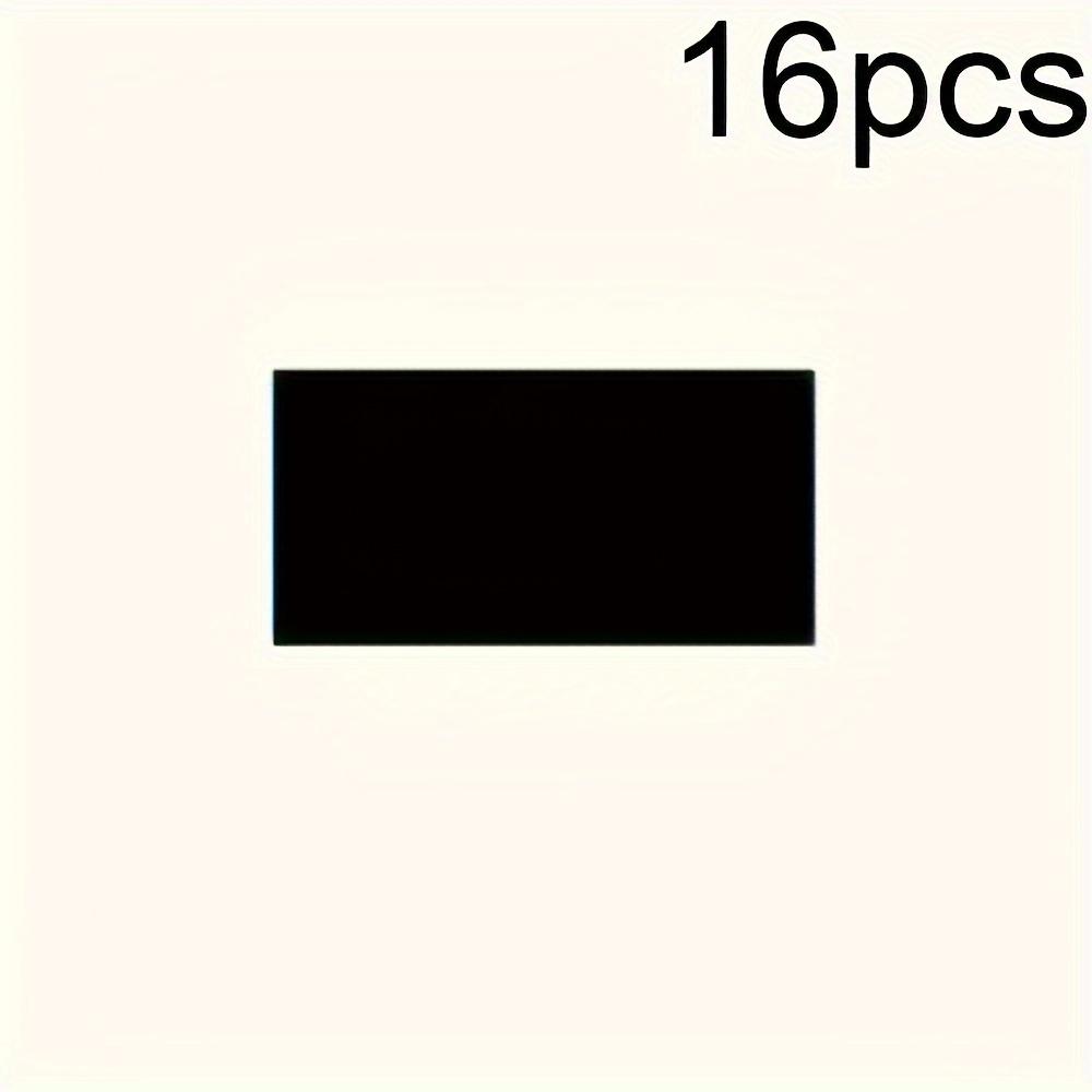 

Элегантный черный магнитный комплект для декора дверных ручек и петель для гаражей и складов - Простые в применении, искусственные наклейки на окна 16pcs Magnetic Window Stickers