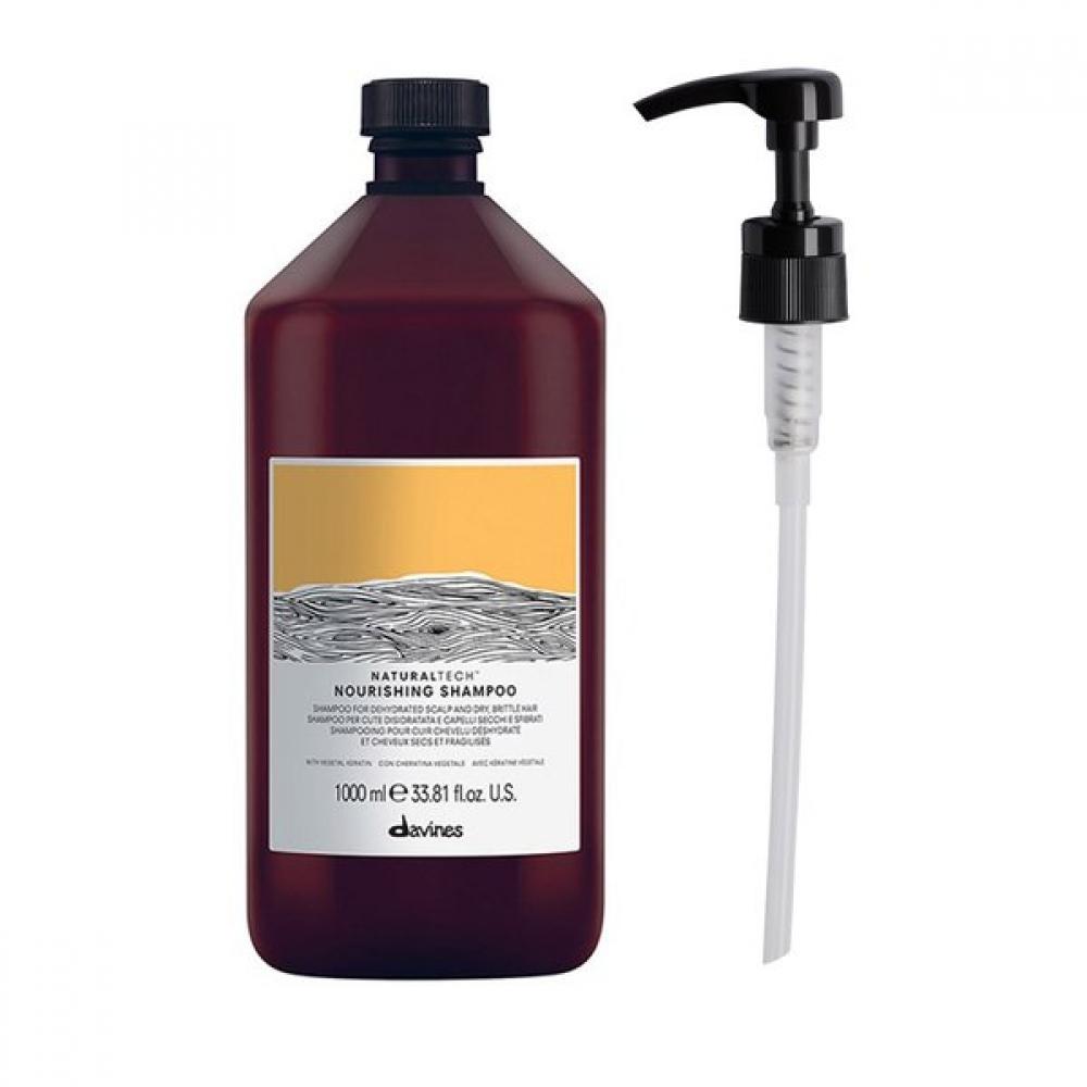 Davines Nourishing Shampoo 1000ml  + Nourishing Hair Building Pack 60ml 