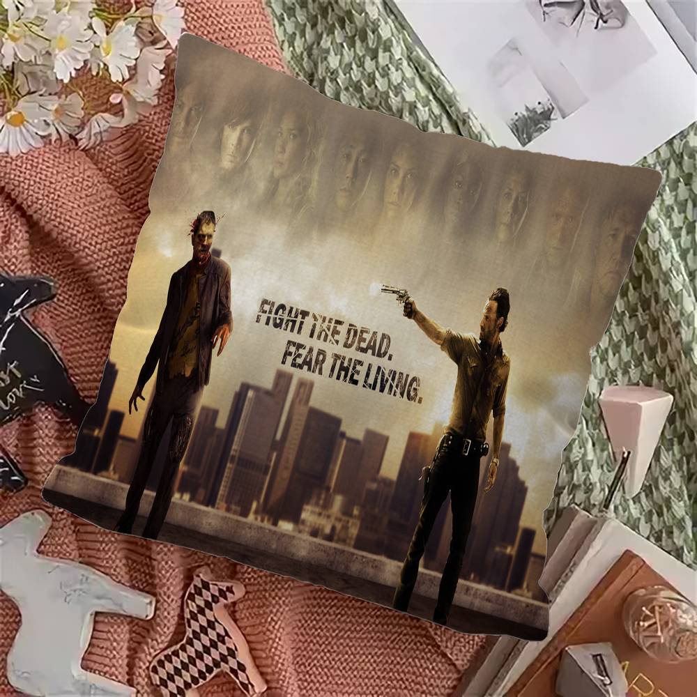 The W-Walking Dead Personalized picture text home decorative pillows Household Gifts 45x45cm
