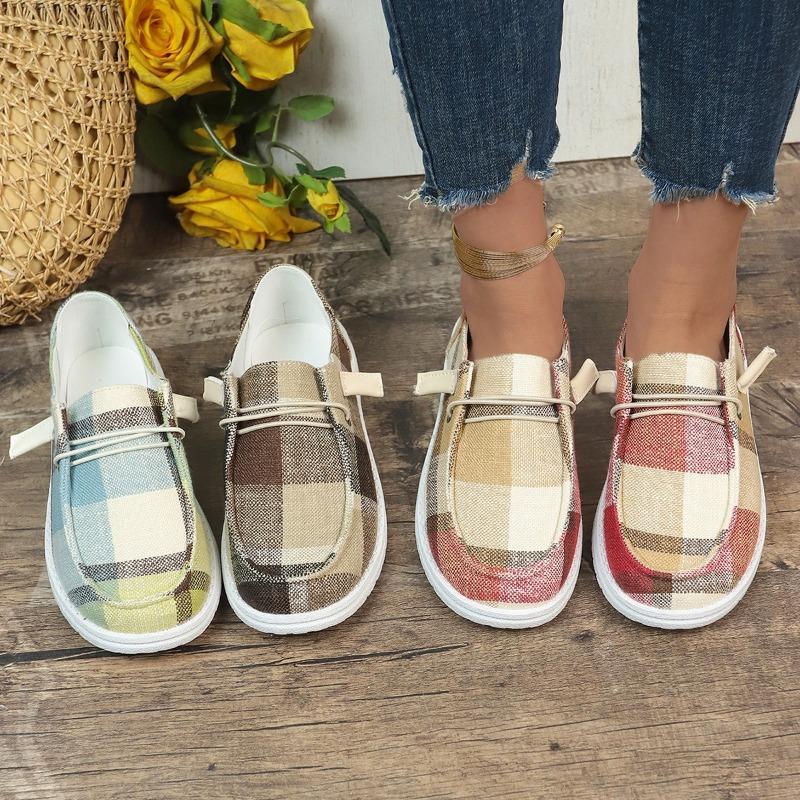 Modische Canvas-Schuhe Damen Slipper Leichtgewichtige Flache Sneaker Damen Sommer Atmungsaktive Stoff-Loafer Design Espadrilles Luxusschuhe