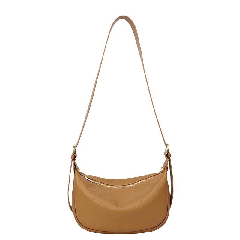 Women's Genuine Leather Messenger Bag Soft Vintage Cow Leather Feminine Crossbody Bag