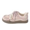 Pink double mesh shoes female ugly cute spring and summer new niche low-top versatile sports little white shoes