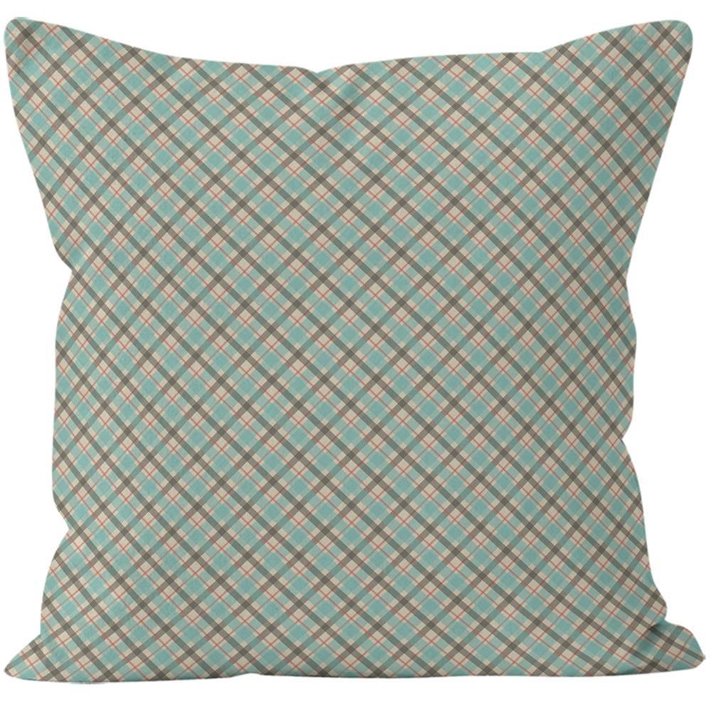Simple Geometric Retro Pillowcase Dormitory Decoration Office Living Room Home Pillowcase