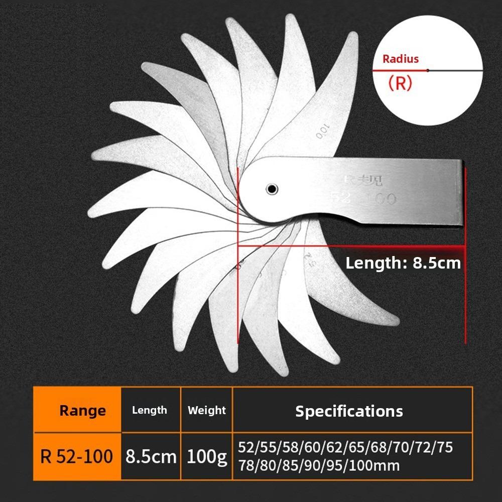 Stainless Steel Sample R Gauge Screw Pitch Center Measurement  Industrial Measurement