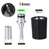 High Pressure Washer Hose Insert Fittings Car Washer Hose Fittings Twist Connector D14 D15mm Ring Nut M22 M14 Fitting Connector