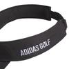 Adidas Golf Golf Visor with Side Logo, White/Green Sparkle