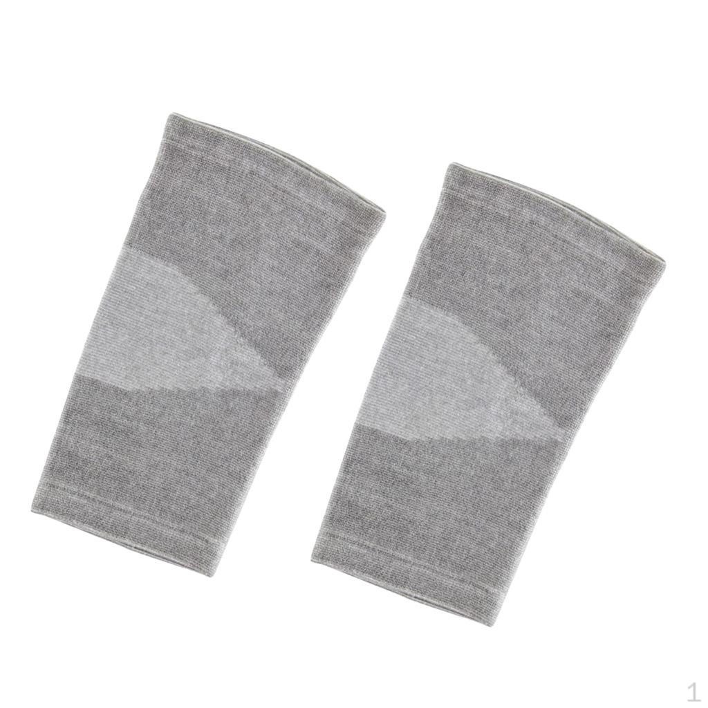 1 Paar, Kniebandagen aus Bambusfaser mit Unterstützung & Kompression, Schützer für Laufen, Gewichtheben,