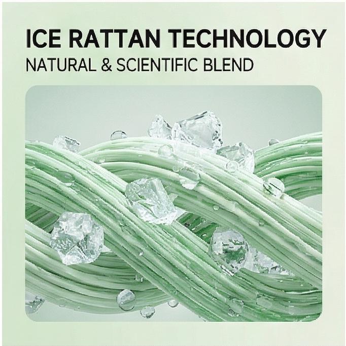 Summer Cooling Ice Vine Bed Mat, Foldable Soft Fabric, for Bedroom, Single Bed, with Pillowcases