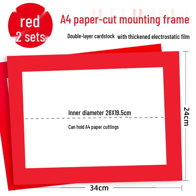 2025 New Year Kids' Window Papercraft Kit: Traditional Intangible Cultural Heritage Design