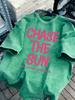 Chase The Sun Prints Washed TShirts Womens Cotton Oversize T Shirt ONeck Comfortable Distressed Tops Summer Womans Clothes