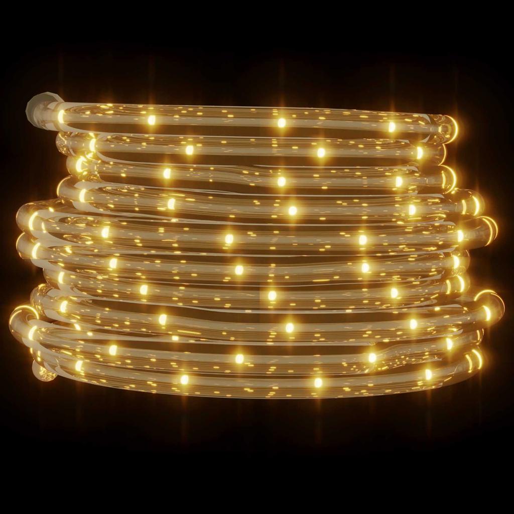 2400 LED Warm White Light Rope 100 M PVC
