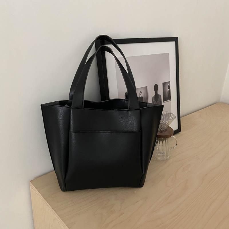 

Сумки-тоуты на молнии для женщин с узором личи из мягкой искусственной кожи, большая вместительная сумка через плечо, роскошная дизайнерская сумка (30cm<Max Length<50cm) чёрный