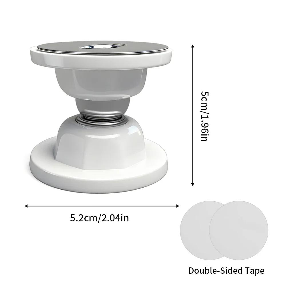 RV Door Stopper Magnetic Luggage Door Black White Universal Magnetic Door Stopper for Motorhome Camping Van Car Accessories