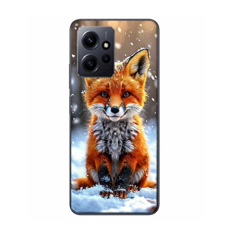 Red Fox Vulpes Phone Case For Redmi Note 14 15 Pro 5G 13 12 Pro Plus 11 11T 11E 11S 10 Pro 10S 9 9S Cover Cell Clear TPU Capa Co