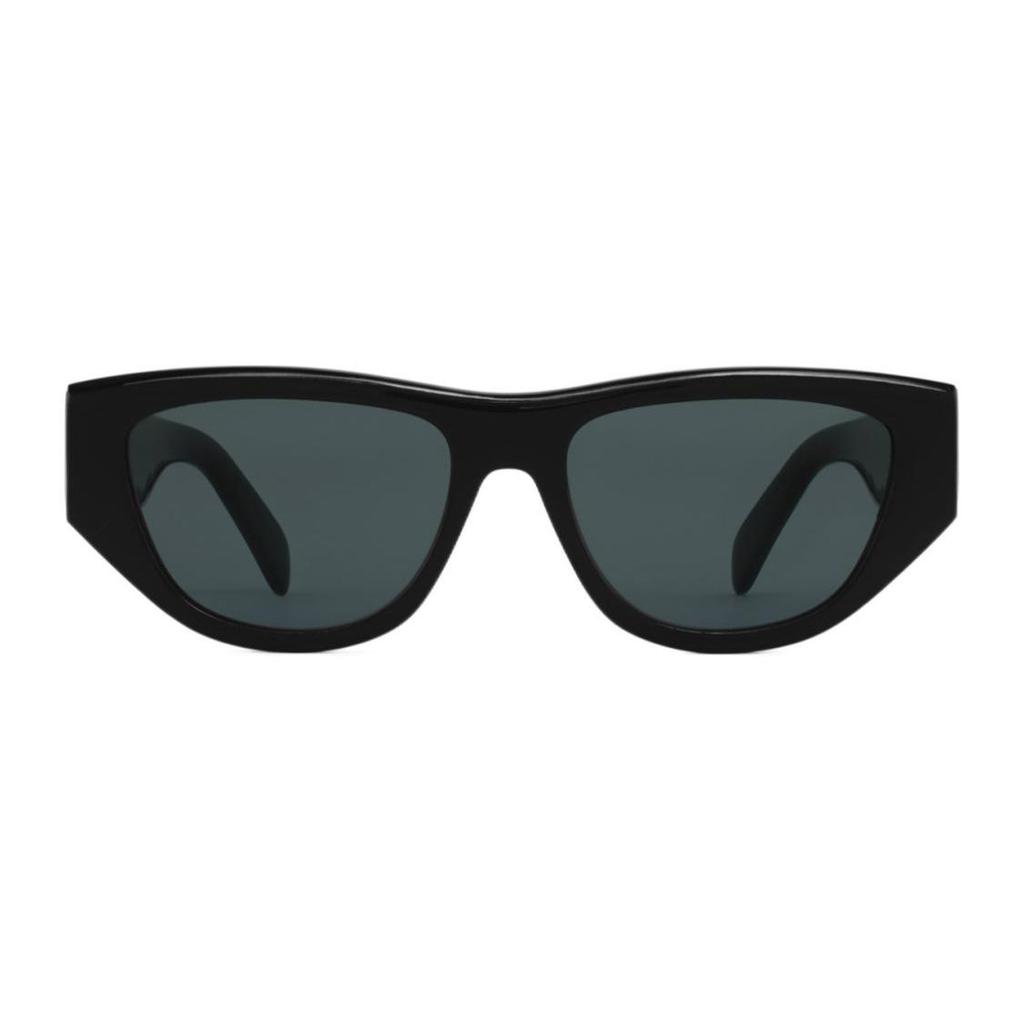 Celine Solid Color Design Irregular Shape Sunglasses Women sunglasses Black 4S278CPLB-38NO