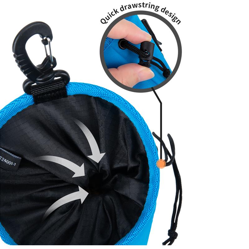 KLEINE KOMBINATION Tragbare Hundetraining-Leckerchentasche Welpen-Hundetüte für Leine Outdoor-Tierleckereien Belohnungen Hüfttasche XZH-T24001-1