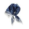 Temperament Silk Scarf Square Scarf Women's Soft Xili Yarn Versatile Scarf Sun Protection Neck Covering Scarf Cashew Nut Square Scarf Thin Scarf