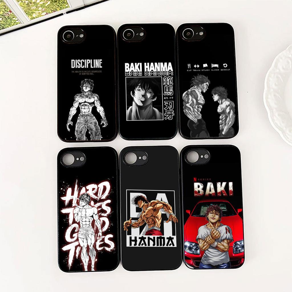 Casing for Apple iPhone 12 13 Pro Max Mini ProMax X XR Air 13Pro XS Phone Cover Protective Case Baki Hanma Art Cartoon